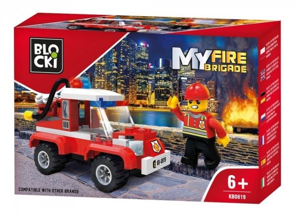 Klocki Blocki MyFireBrigade Wóz gaśniczy 84 el.