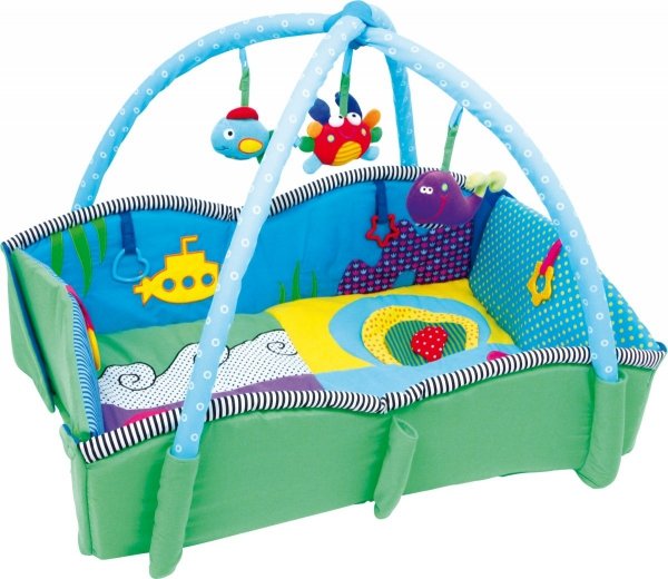 SMALL FOOT Baby Blanket &quot;Pulpino&quot; - mata edukacyjna dla niemowląt