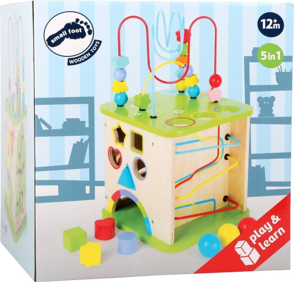 SMALL FOOT Motor Skills World with Marble Run - kostka interaktywna