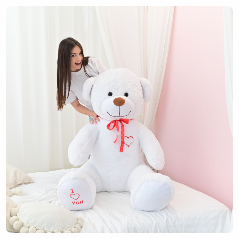 Miś Gigant 190 cm. BIAŁY