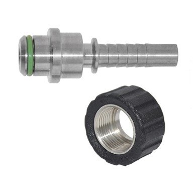 Końcówka DN12 M22 F - &quot;K&quot; krótka INOX