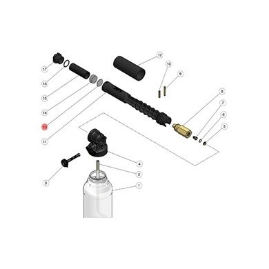 Pistolet z lancą do opryskiwacza - 600 INOX 030