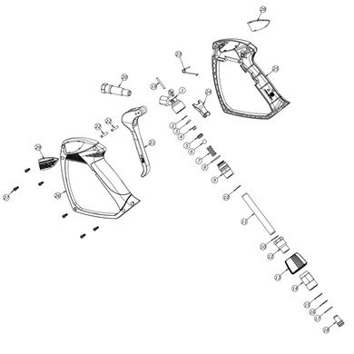 Pistolet AL55 M22 M - KEW z przedłużką - obr.