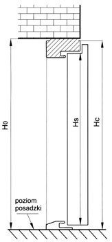 WIKĘD Drzwi Zewnętrzne Premium 54 mm grubości Wzór 26 Antracyt