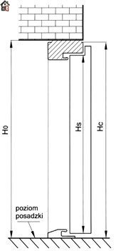 WIKĘD Drzwi Zewnętrzne EXPERT 64 mm grubości Wzór 26 Złoty Dąb + OŚCIEŻNICA THERMO 