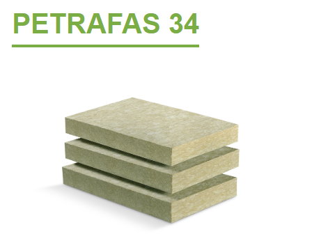 Wełna Petrafas fasadowa skalna Petrafas-34 20 cm Paleta 14,40 m2
