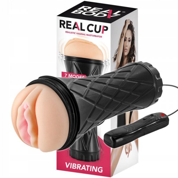 Real Cup wibrujący masturbator jak wagina