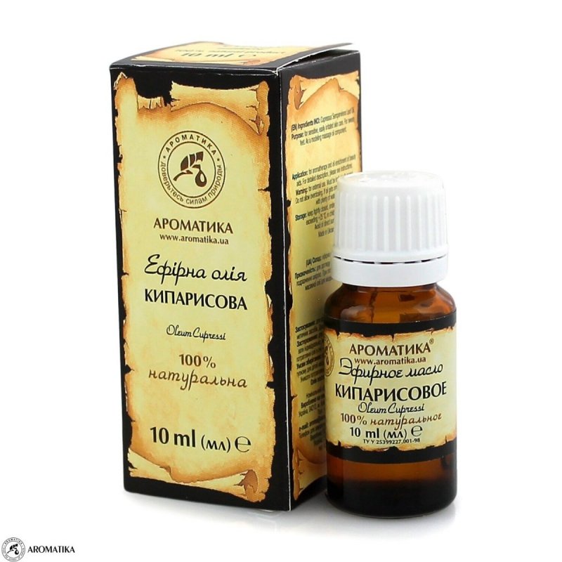 Olejek Cyprysowy, 100% Naturalny, Aromatika, 10ml