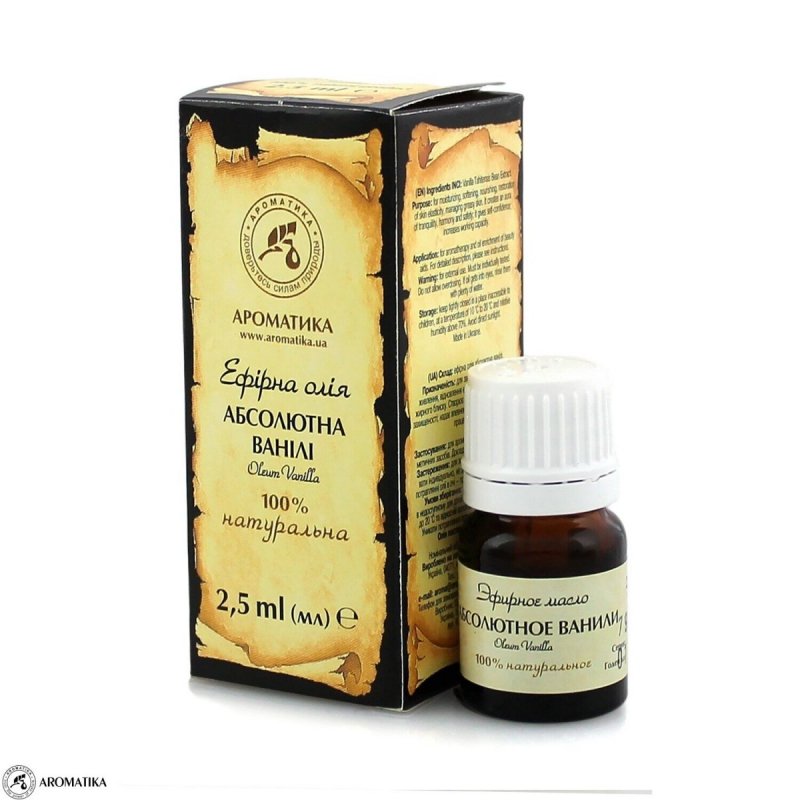 Olejek Waniliowy, 100% Naturalny, Aromatika, 2,5ml