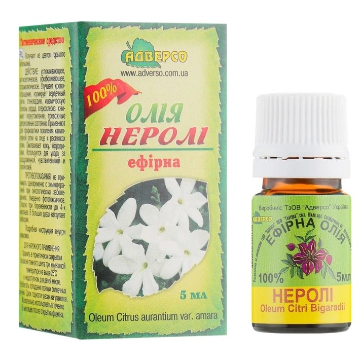 Olejek Neroli, 100% Naturalny, Adverso, 5 ml