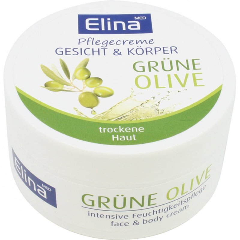 Oliwkowy Krem do Twarzy i Ciała Odżywczy, Elina, 150ml