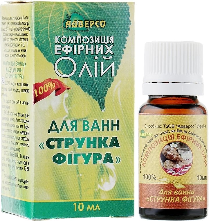 Kompozycja Olejków Eterycznych do Modelowania Sylwetki, Adverso