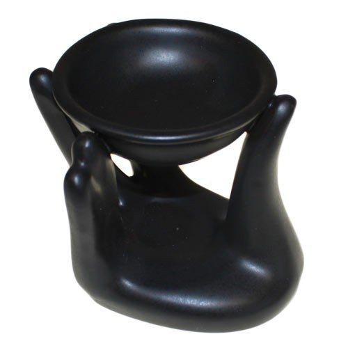 Pomocna Dłoń Kominek Zapachowy Ceramiczny - Czarny