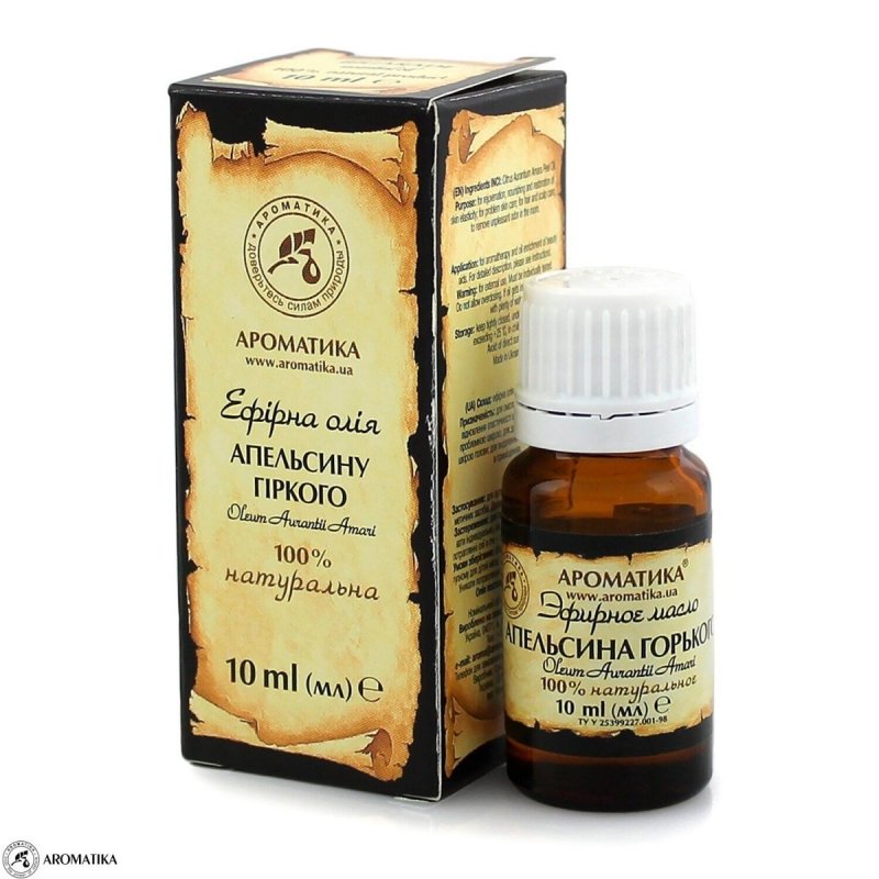 Olejek z Pomarańczy Gorzkiej, 100% Naturalny, Aromatika