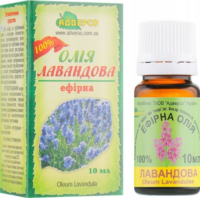 Olejek Lawendowy, 100% Naturalny Adverso, 10ml