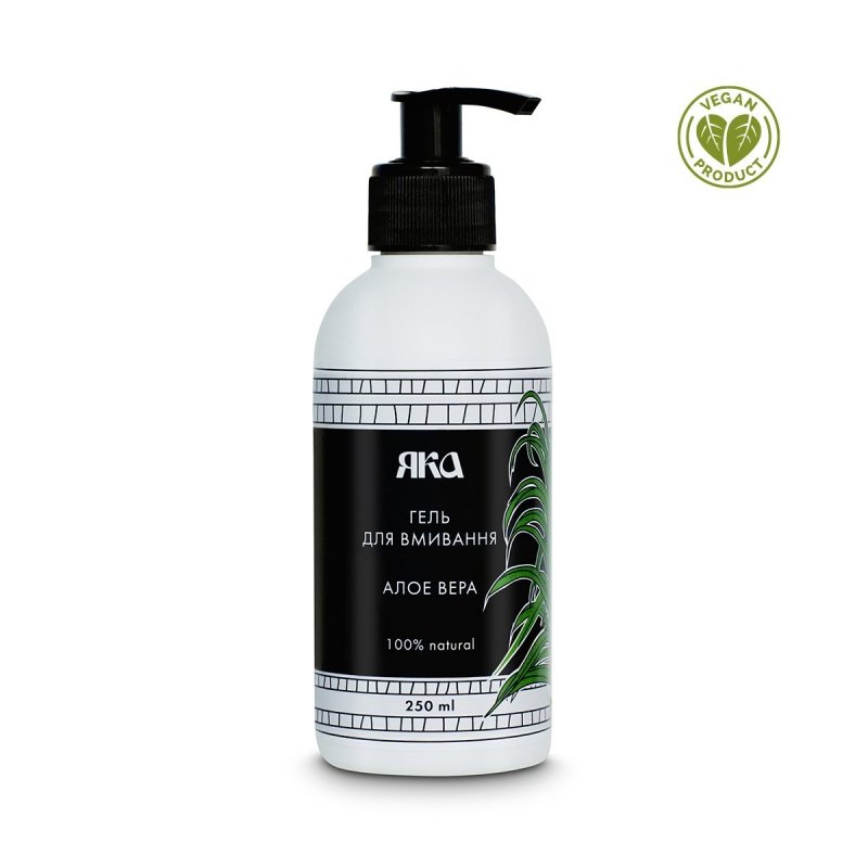 Żel do Mycia Twarzy z Aloesem, 100% Naturalny, Yaka