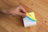 Bloczek samoprzylepny 75x75mm 400k mix neon mango D.RECT (110626)