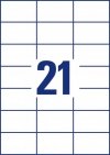 Etykiety A4 białe (30 arkuszy) 70x42,3mm 6174 AVERY ZWECKFORM