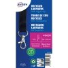 Smycz z karabińczykiem (10 sztuk) 440x15mm czarna 4842N AVERY