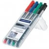 Foliopis permanentny F 318 WP4 etui 4szt. LUMOCOLOR STAEDTLER S318WP4