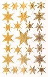 Naklejki Z-Design foliowe - złote gwiazdy 52252 AVERY ZWECKFORM