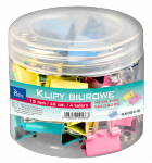 Klipy kolorowe 19mm 40szt. GK002-B TETIS