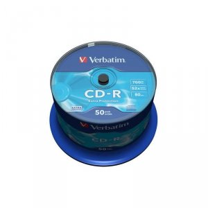 Verbatim CD-R 52x 700MB 50p 43351 cake DataLife,Extra Protection,bez nadruku