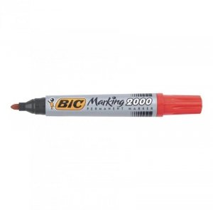 Marker permanentny 2000 czerwony BIC ECO okrągła końcówka 8209133