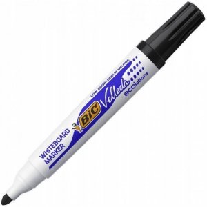 Marker VELLEDA 1701 suchościeralny czarny BIC ECO okrągła końcówka 904937