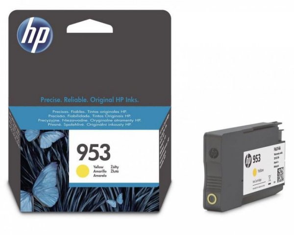 HP Tusz nr 953 F6U14AE Yellow 10ml 700s