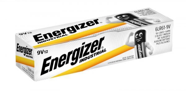 Bateria ENERGIZER Industrial 9V/6LR61 alkaliczna (12szt)