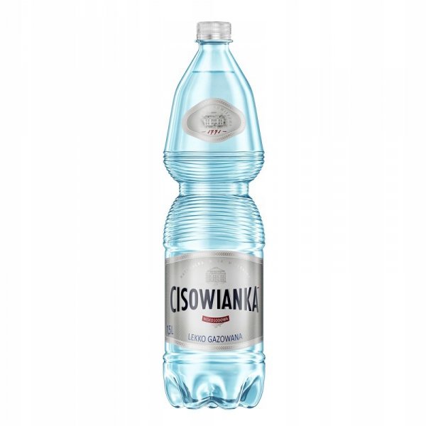 Woda mineralna CISOWIANKA 1.5L (6szt) lekko gazowana