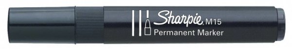Marker permanentny M15 okrągły czarny SHARPIE S0192584