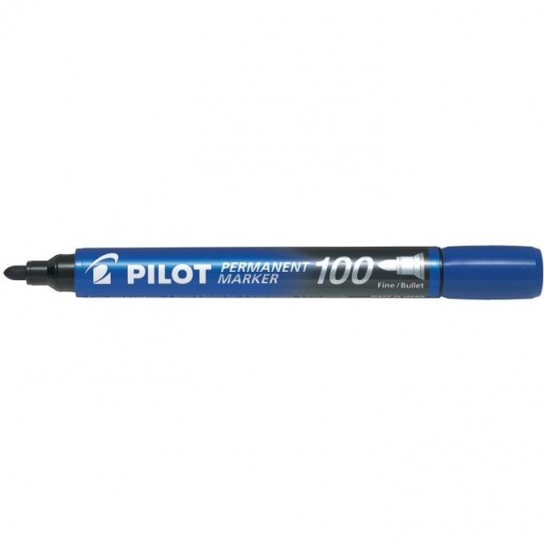 Markery permanentne SCA-100 (15+5sztuk gratis) niebieski XXL PILOT
