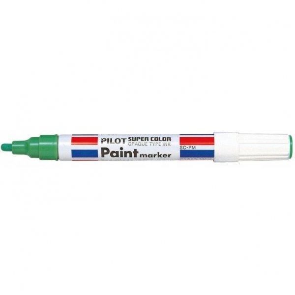 Marker olejowy PILOT grubość M zielony PISC-PMG