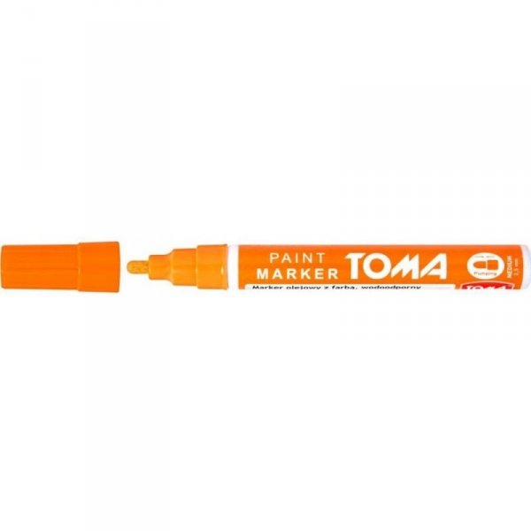 Marker olejowy grubość 2.5mm pomarańczowy TO-440 TOMA