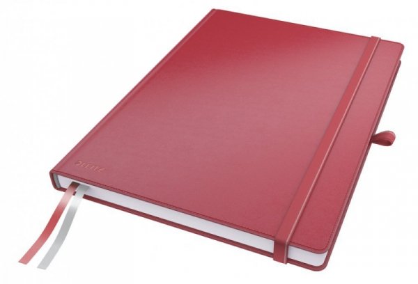 Notatnik LEITZ Complete A4 80k czerwony w linie 44720025