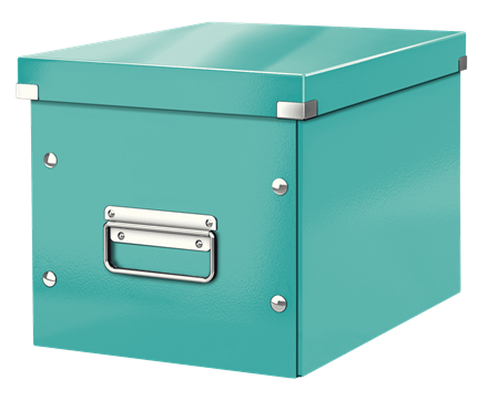 Pudło uniwersalne Click&Store rozmiar M turkusowe 240x260x260mm 61090051 LEITZ WOW