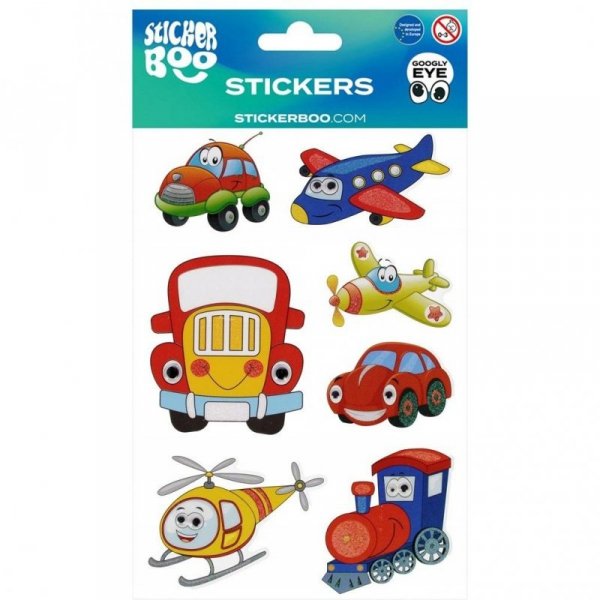 Naklejki 140x260mm POJAZDY 537777 STICKERBOO