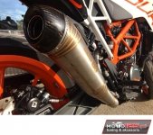 Sportowy wydech TURBOKIT GP H3 CARBON Keeway RKF 125 4T 2020 - 2025 