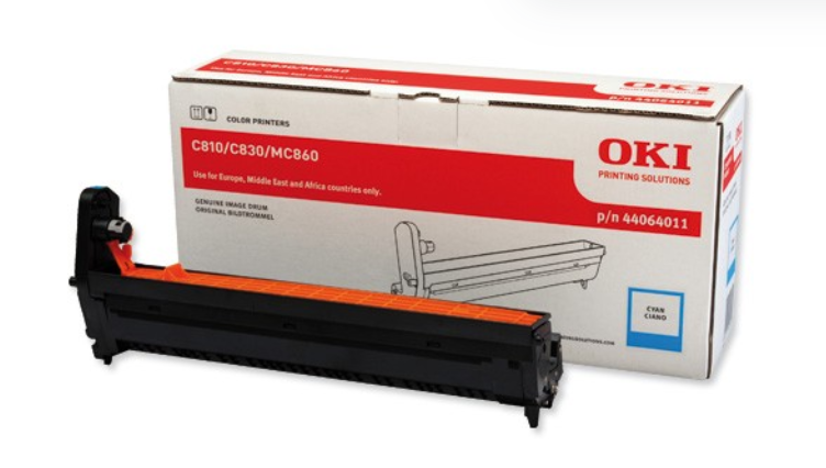 Oryginalny Moduł Bębna Cyan OKI C801, C810, MC851, MC860 (44064011)