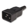 Techly Listwa zasilająca Rack 19 cali do UPS 12 gniazd, 2m czarna, 250V/16A
