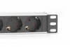 Digitus Listwa zasilająca do szaf 10 RACK 4xSchuko, 2m 1xUnischuko, 16A, aluminiowa