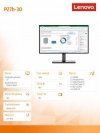 Lenovo Monitor ThinkVision P27h-30 27 cali  63A1GAT1EU