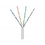 Techly Kabel instalacyjny skrętka U/UTP Cat5e 4x2 linka 100% miedź 305m szary