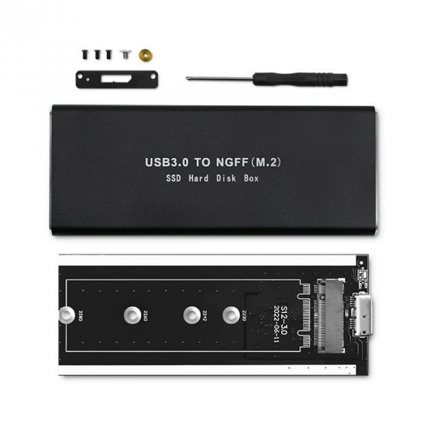 Qoltec Obudowa | kieszeń do dysków SSD M.2 SATA | NGFF | USB 3.0
