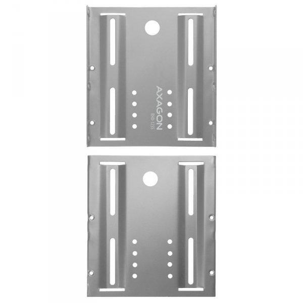 AXAGON RHD-125S Ramka metalowa do montażu 1x 2.5&quot; HDD w pozycji 3.5&quot;, szary
