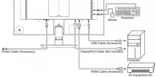 IIYAMA Monitor 24 cale XU2495WSU-B7 IPS,16:10,300cd,4ms,HDMI,DP,3xUSB(3.2),  1xUSB-c,2x2W,FlickerFree