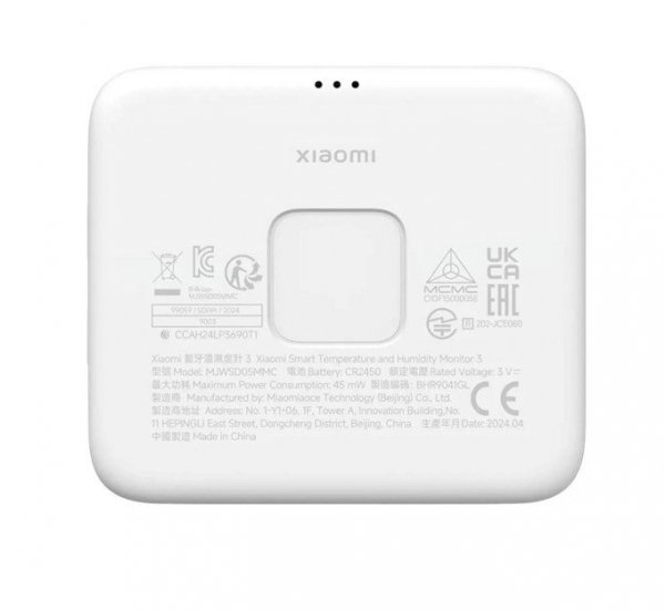 XIAOMI Czujnik temperatury i wilgotności Humidity Monitor 3