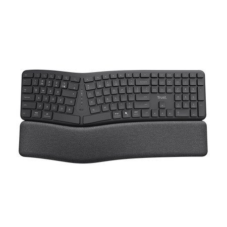 Trust Klawiatura ergonomiczna KEYRA bezprzewodowa